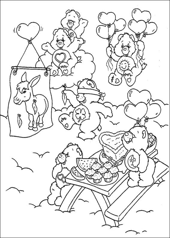 Care Bears Coloring Pages Books 100 FREE And Printable 
