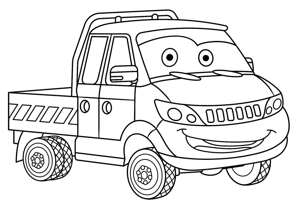Cars Printable Coloring Pages For Kids