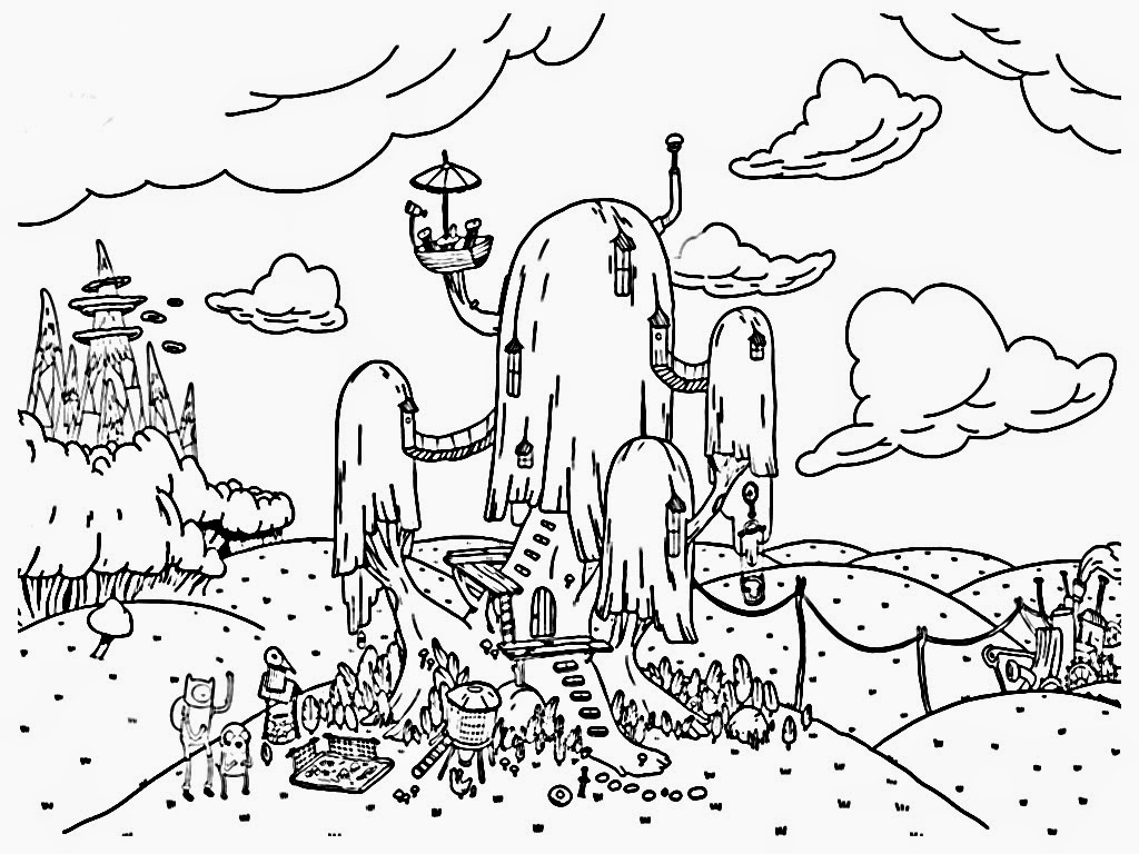 Coloring Pages Adventure Time