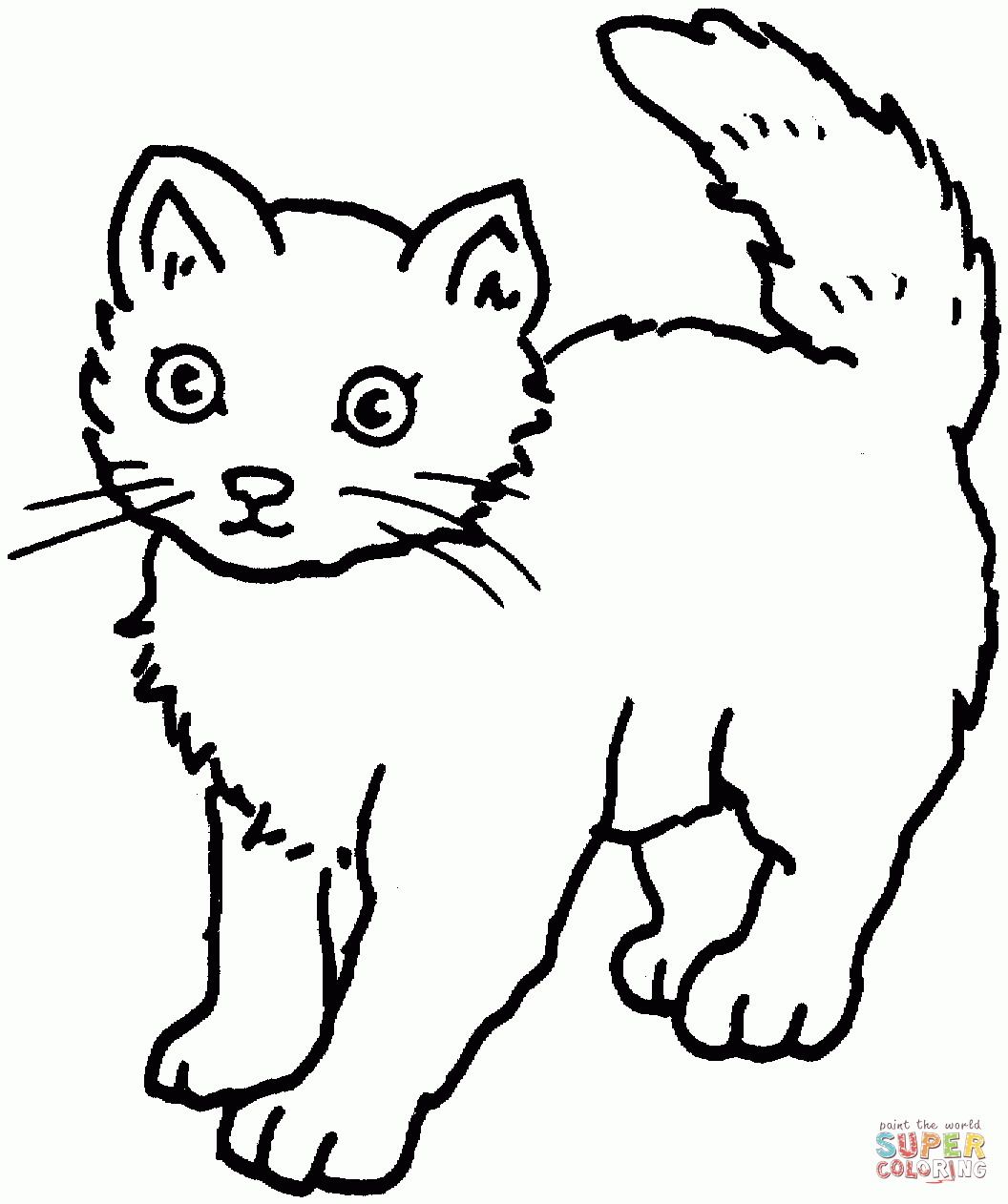 Cat Coloring Pages Free Coloring Home