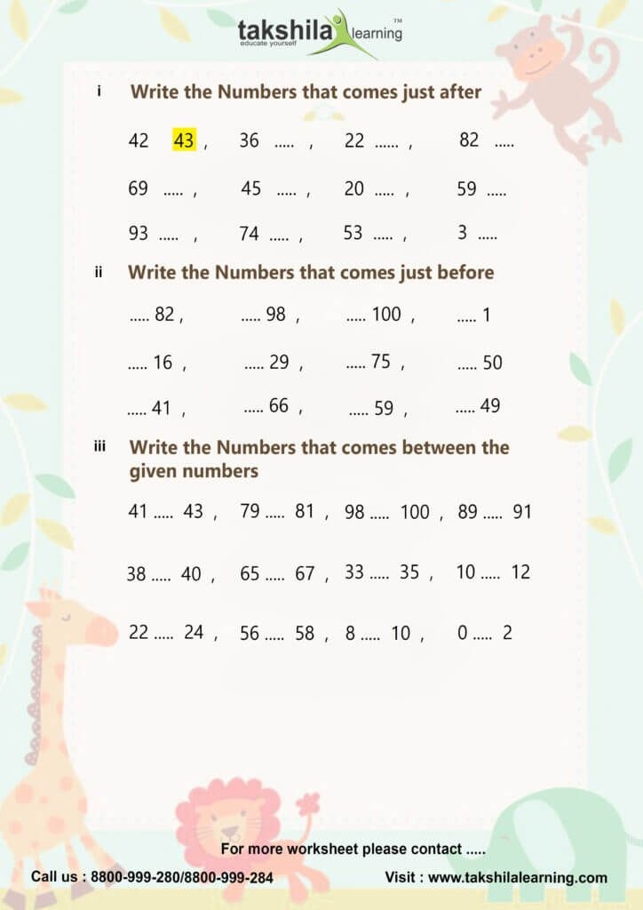 grade 1 maths worksheets
