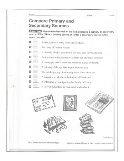 Chapter 4 Comparing Primary And Secondary Sources Interactive 