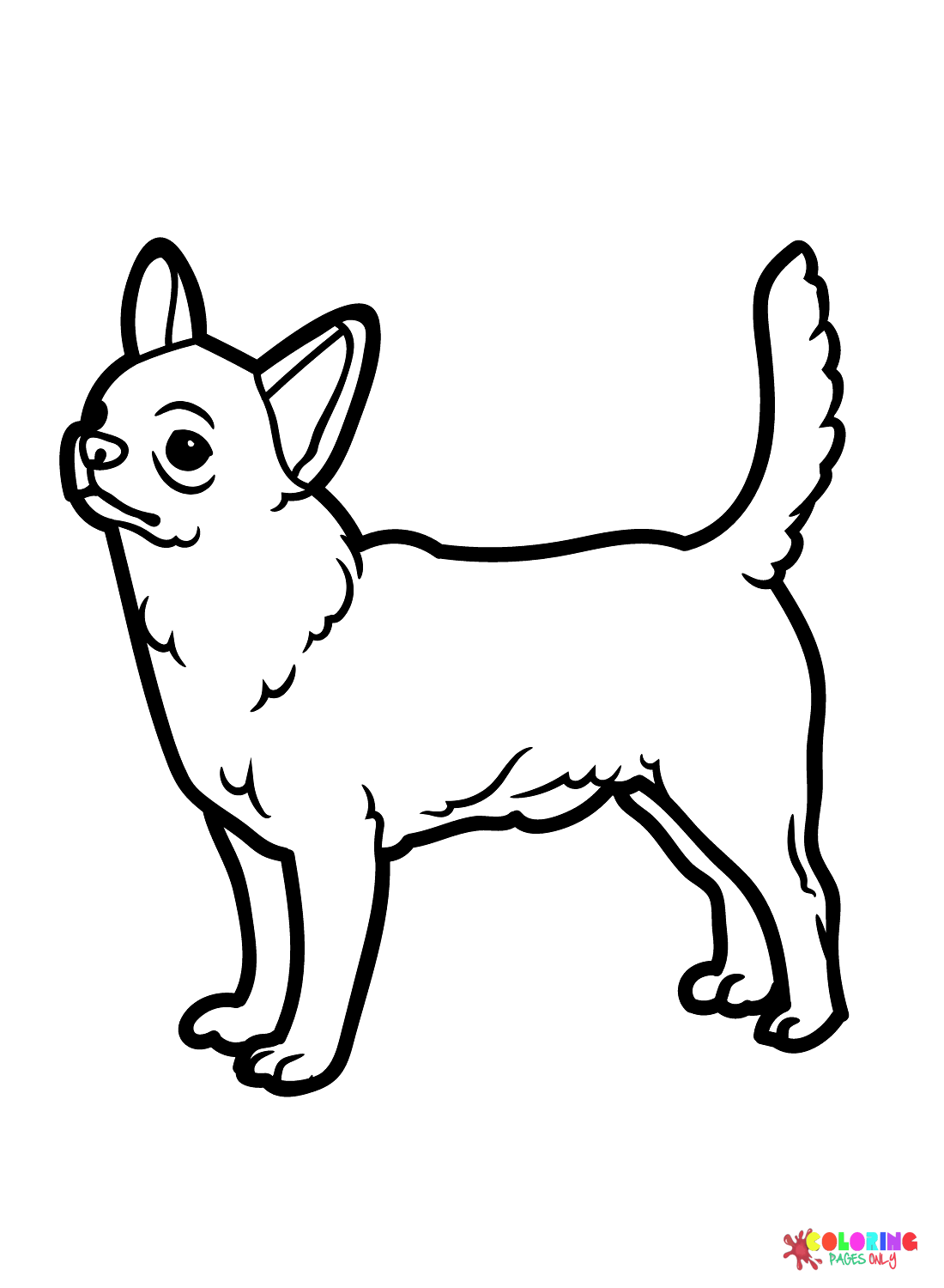 Chihuahua Dog Coloring Pages Free Printable Coloring Pages