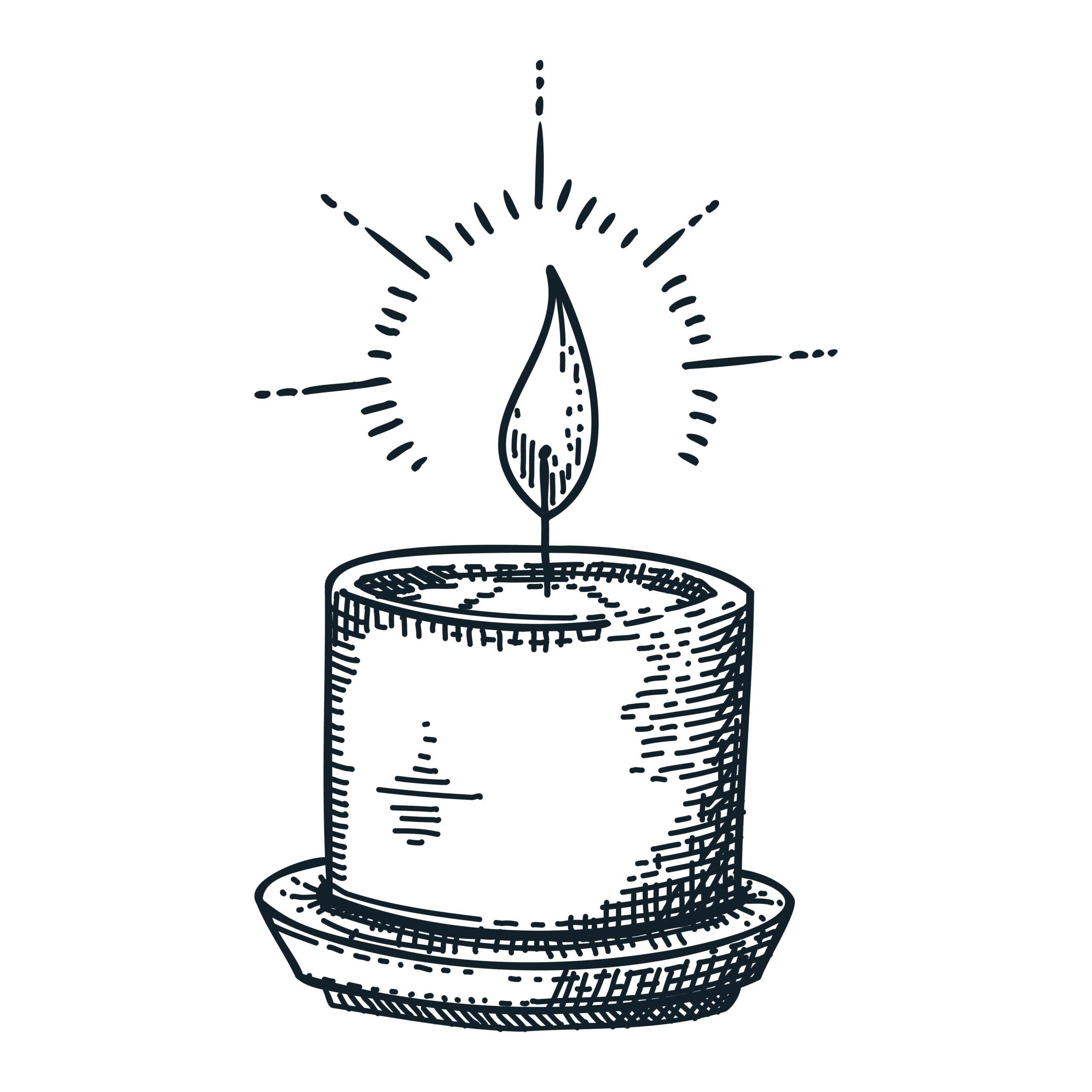 free printable candle template