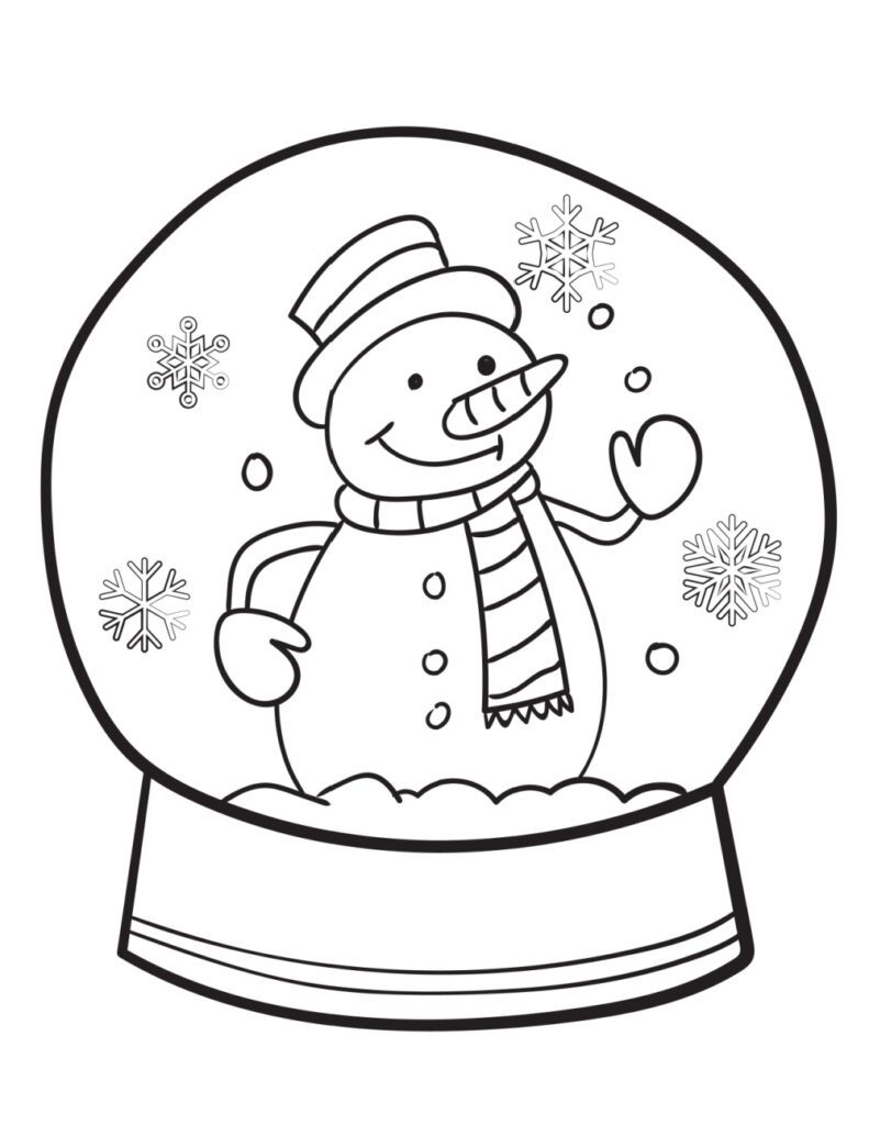 Christmas Coloring Page Printable