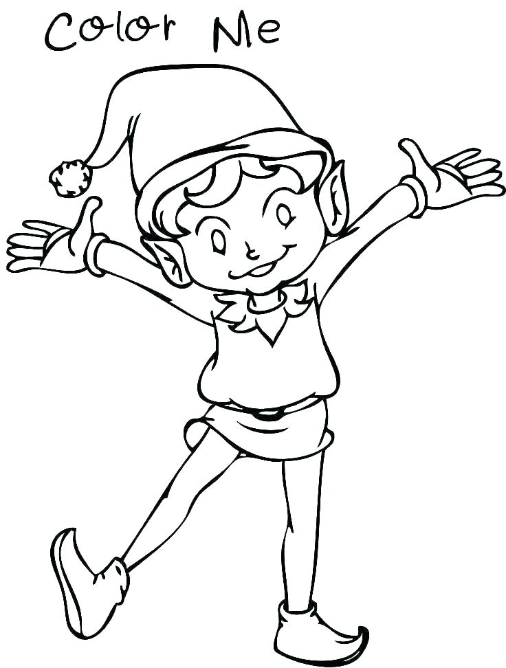 Christmas Elf Drawing Free Download On ClipArtMag