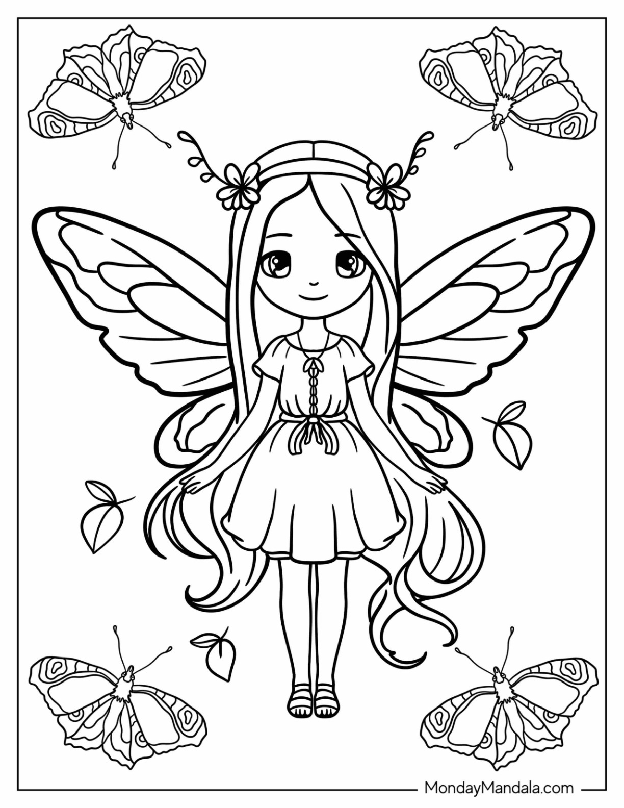 Christmas Fairy Coloring Pages Coloring Nation