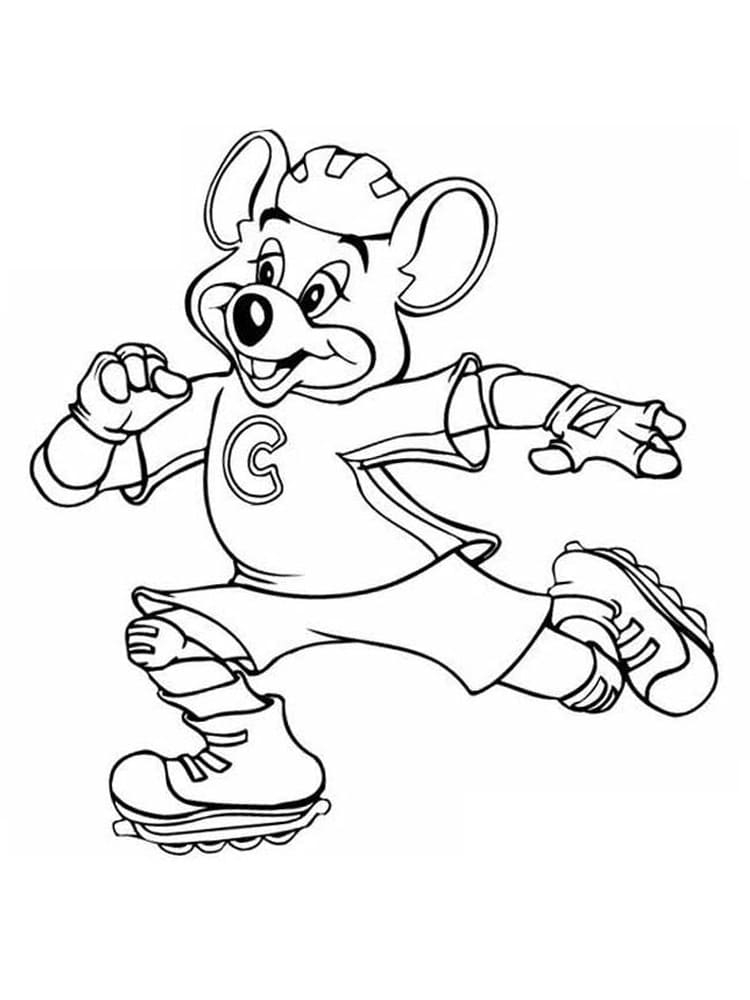 Chuck E Cheese Color Pages Lights Crystal