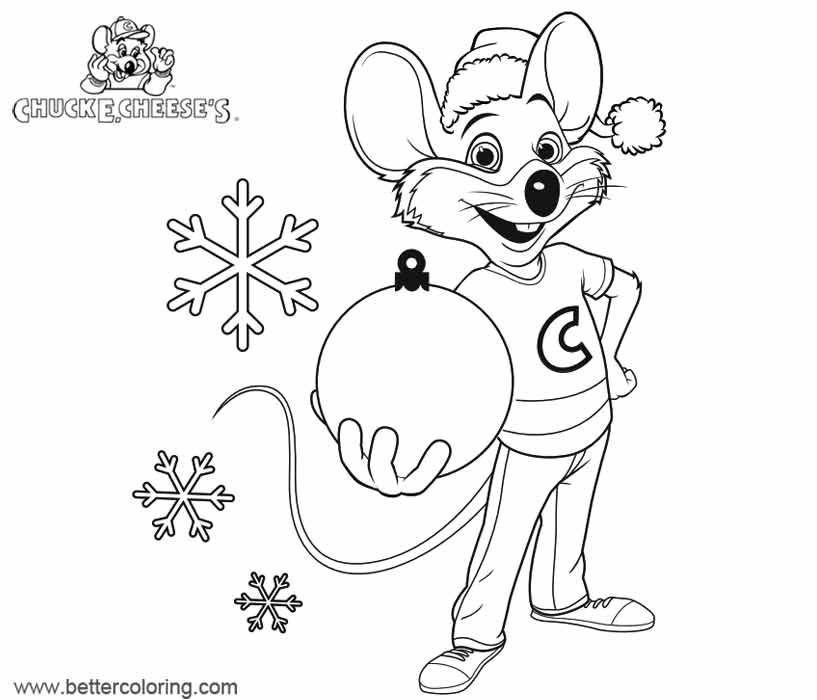 Chuck E Cheese Coloring Pages Christmas Free Printable Coloring Pages