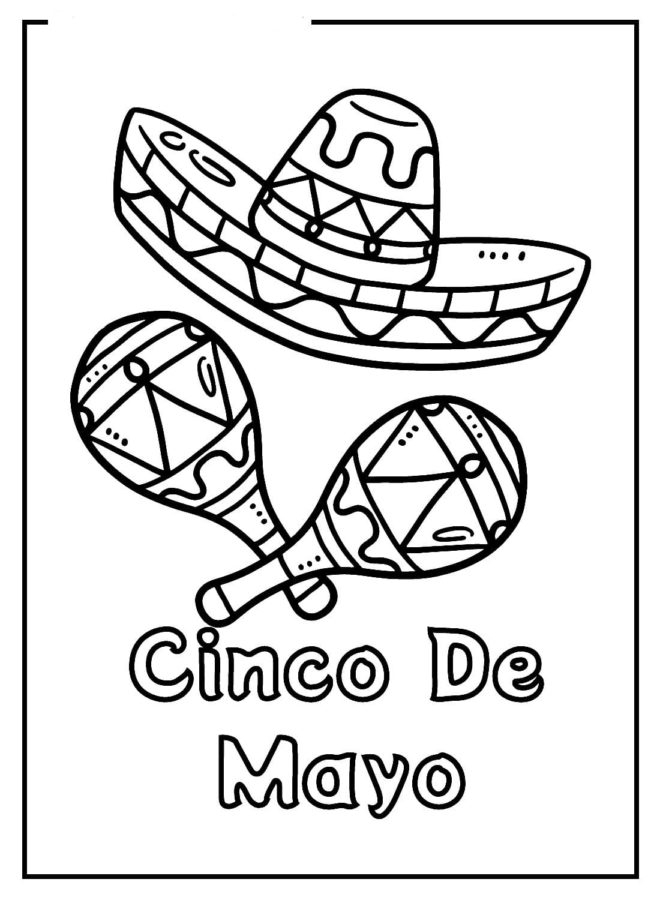 Coloring Pages Cinco De Mayo