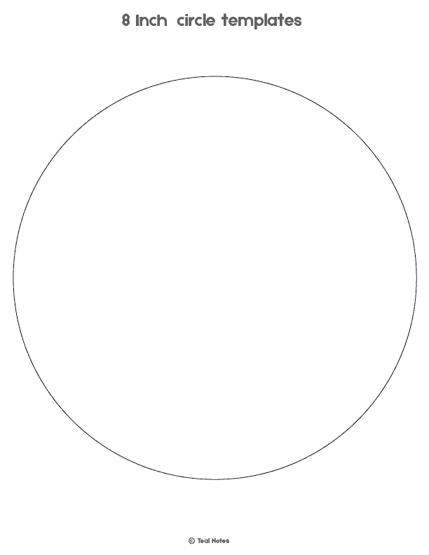 Circle Template Free Printable Circle Templates For Your Next DIY Project