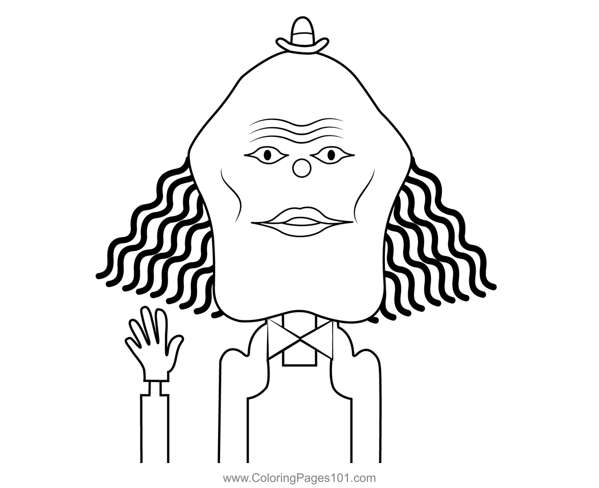 Clown The Amazing World Of Gumball Coloring Page For Kids Free The