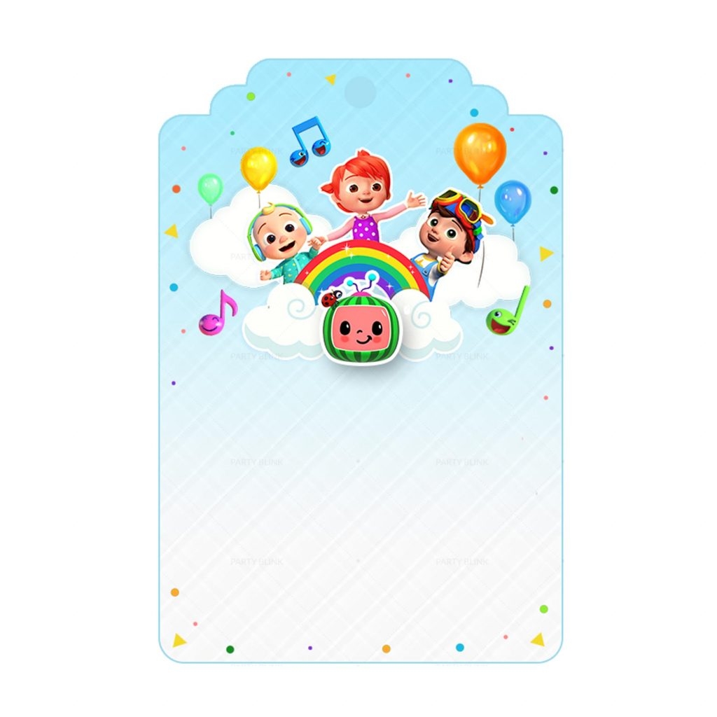 Cocomelon Invitation Template Free