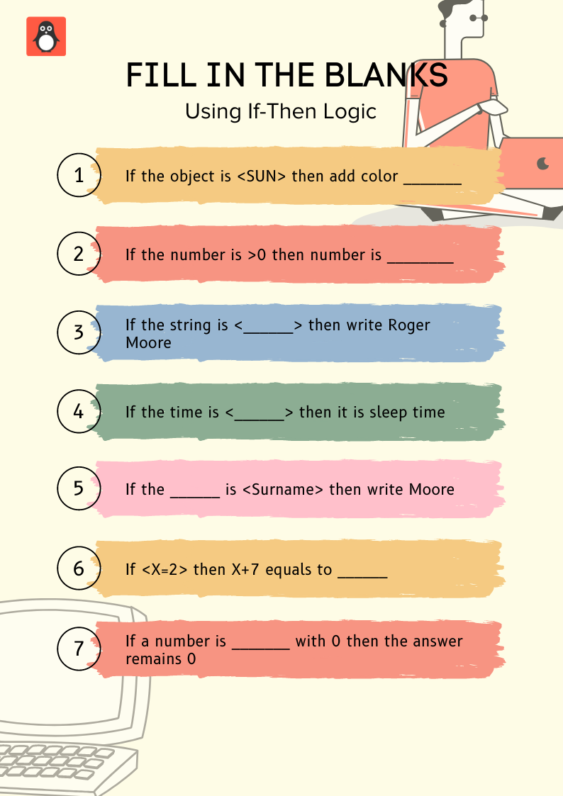 Coding Worksheets For Kids Fun Way To Learn Coding For Kids