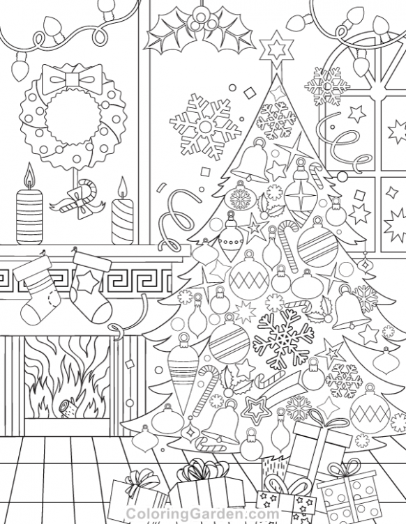 Collection Of Christmas Coloring Pages Pdf Free Printable