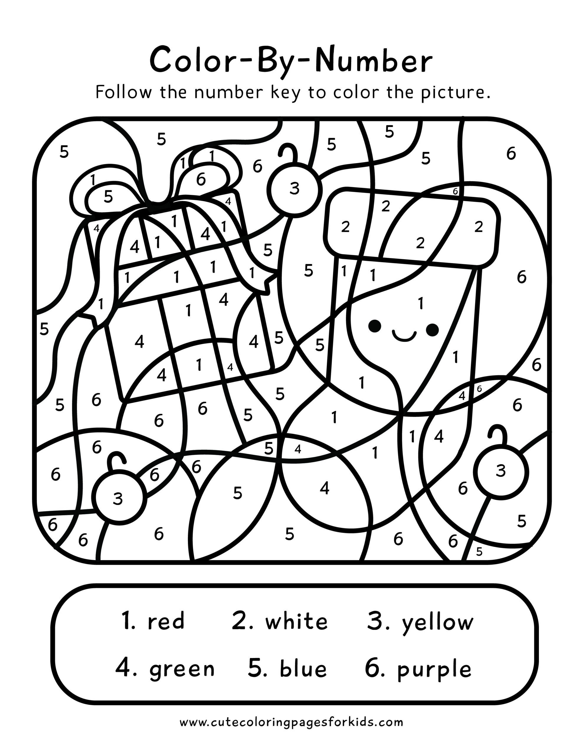 Color By Number Printables Cute Coloring Pages For Kids