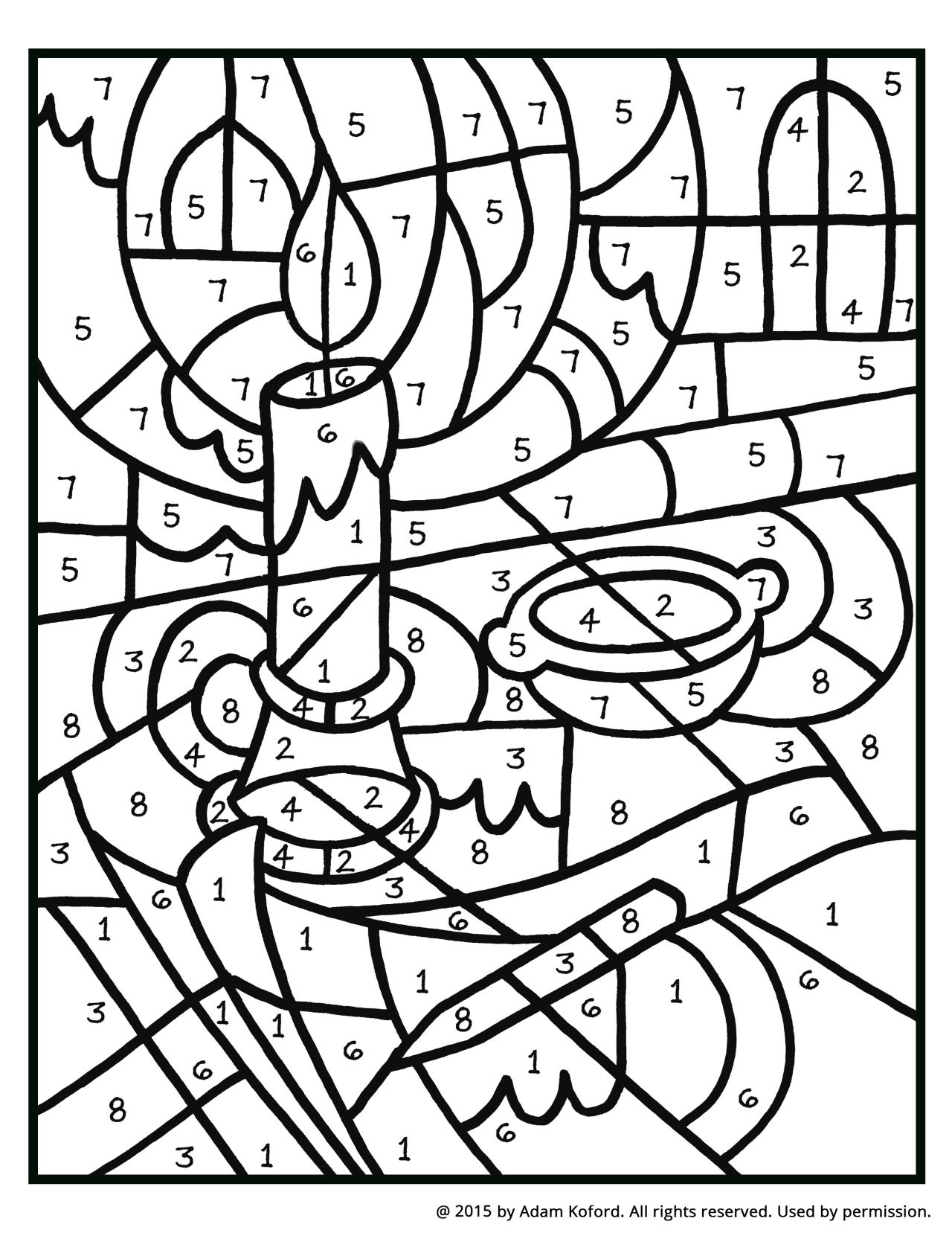 Color By Numbers Coloring Home