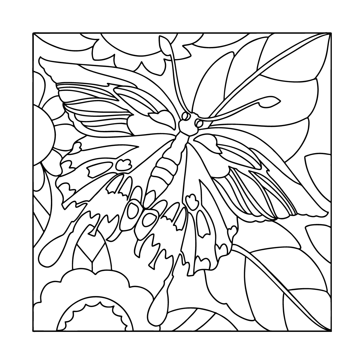 Coloring Pages Of Butterflies