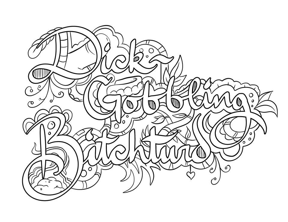 Coloring Book Of Curse Words Printable Calendars AT A GLANCE