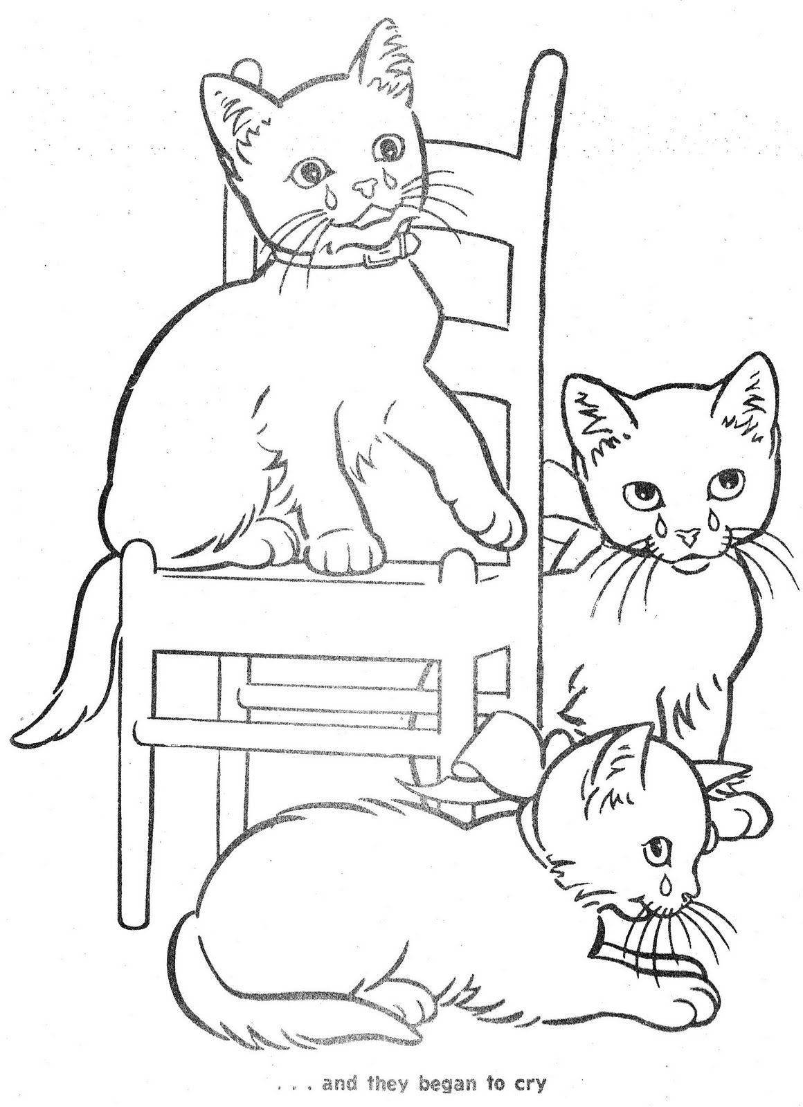 Coloring Pages Of Kittens