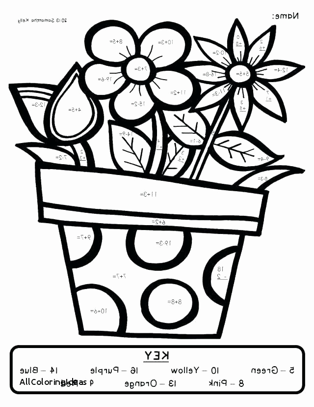 Coloring Math Worksheets 2nd Grade Awesome Math Coloring Pages 2nd 