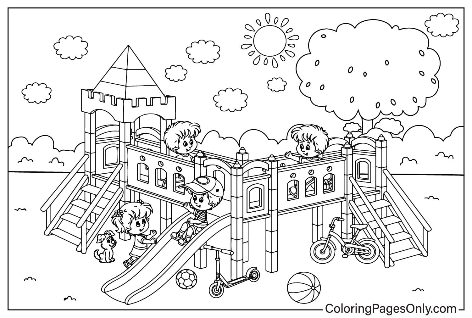 Coloring Page Playground Free Printable Coloring Pages