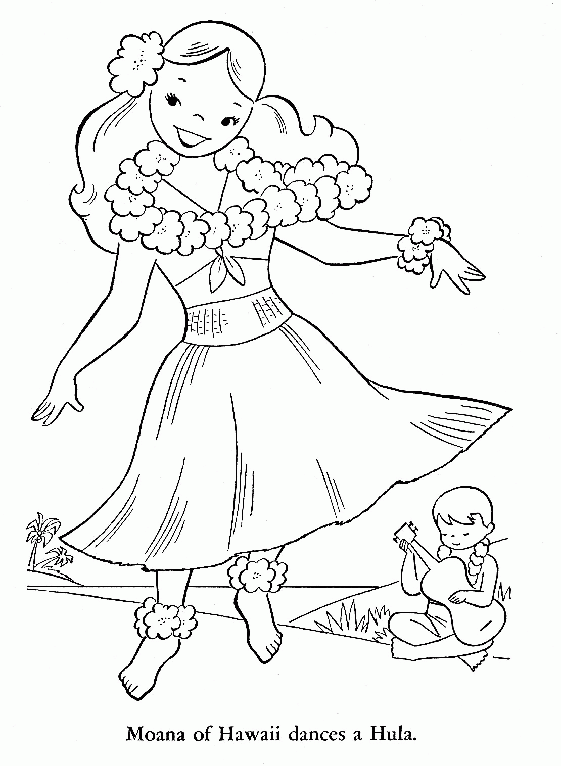 Coloring Pages About Hawaii Coloring Home