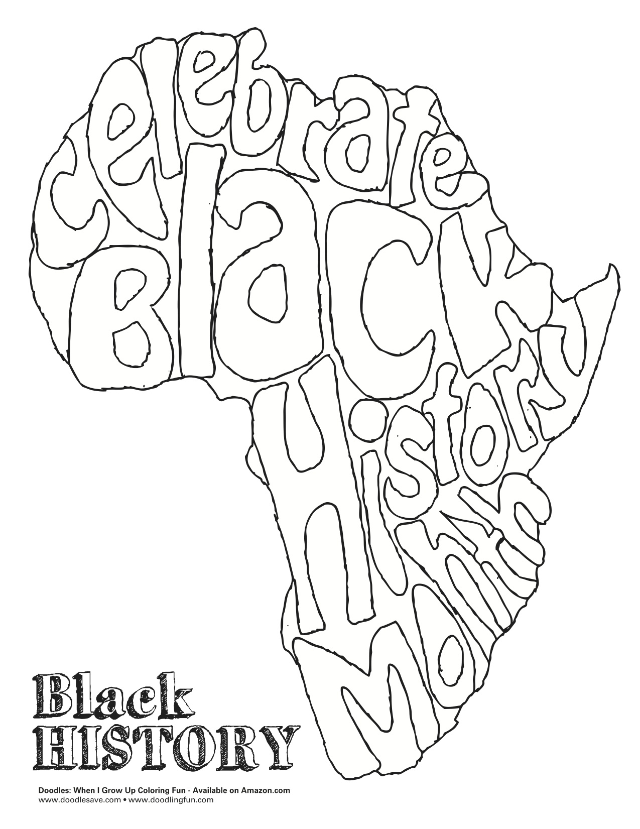 free black history coloring pages