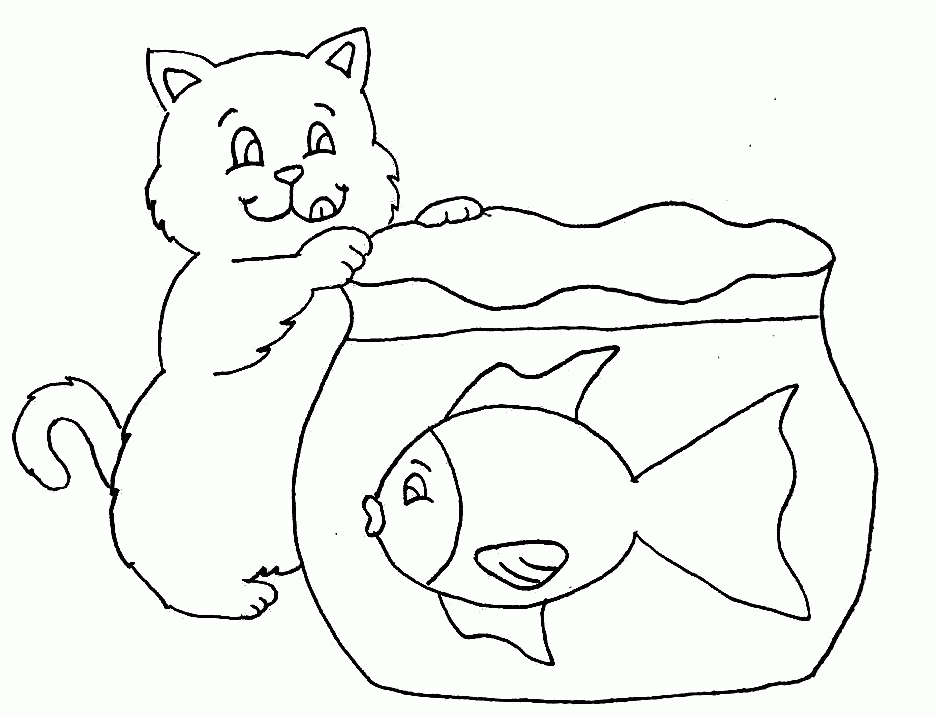 Coloring Pages Fishing Coloring Home