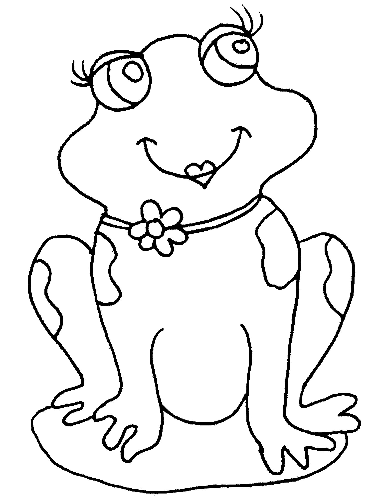 free coloring pages frogs