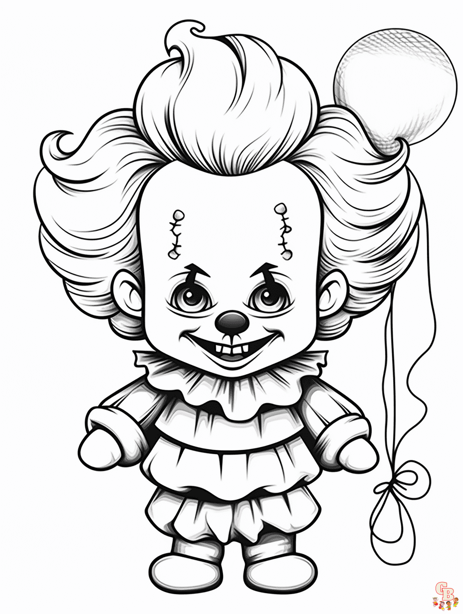 Scary Movies Coloring Pages