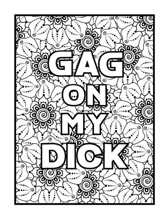 Coloring Pages For Adults Swear Words