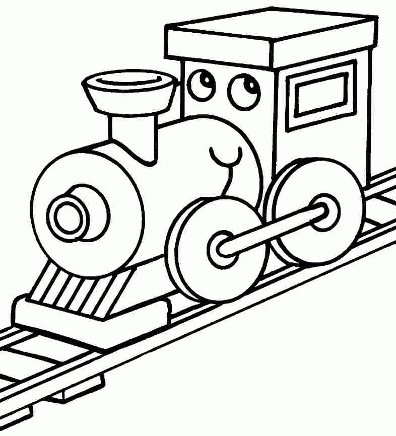 Coloring Trains Printable