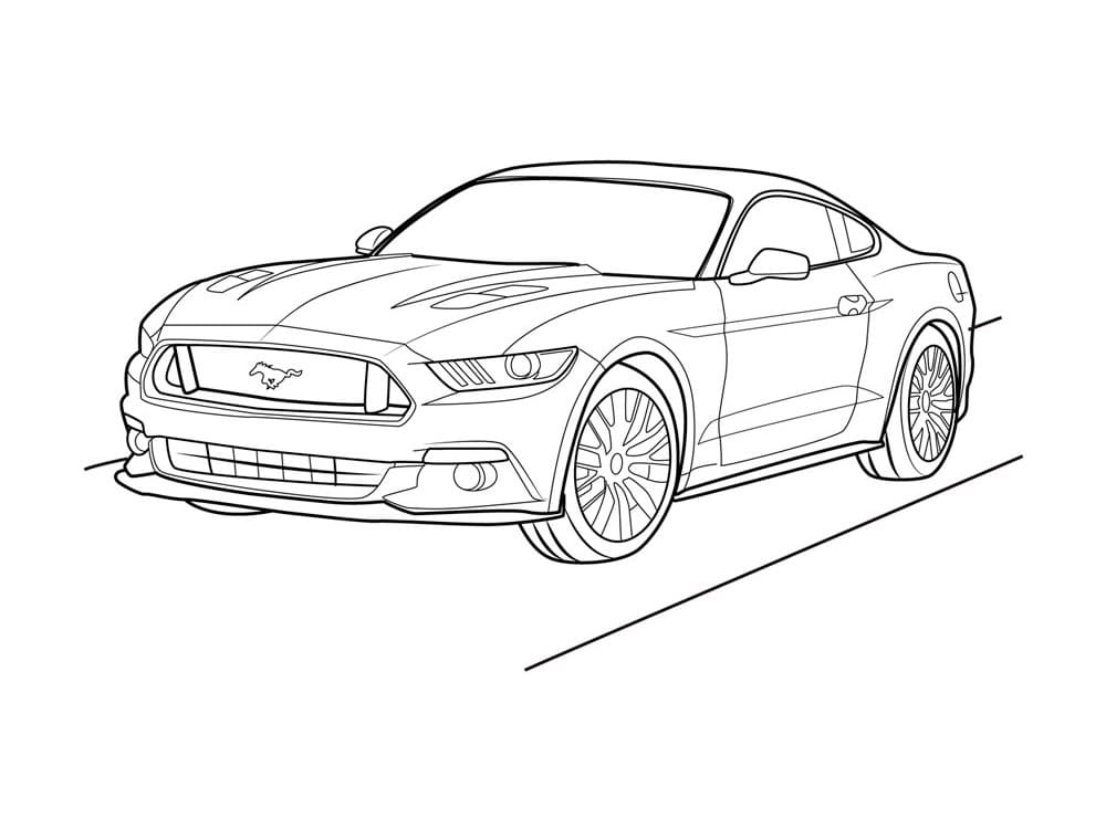 Mustang Coloring Pages