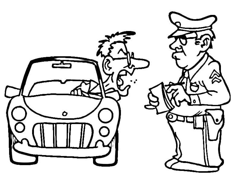 Cops Coloring Pages Coloring Home