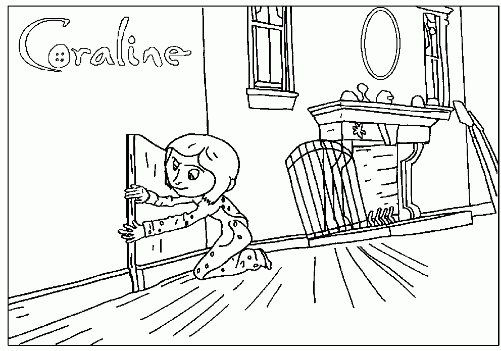 Coloring Pages Coraline