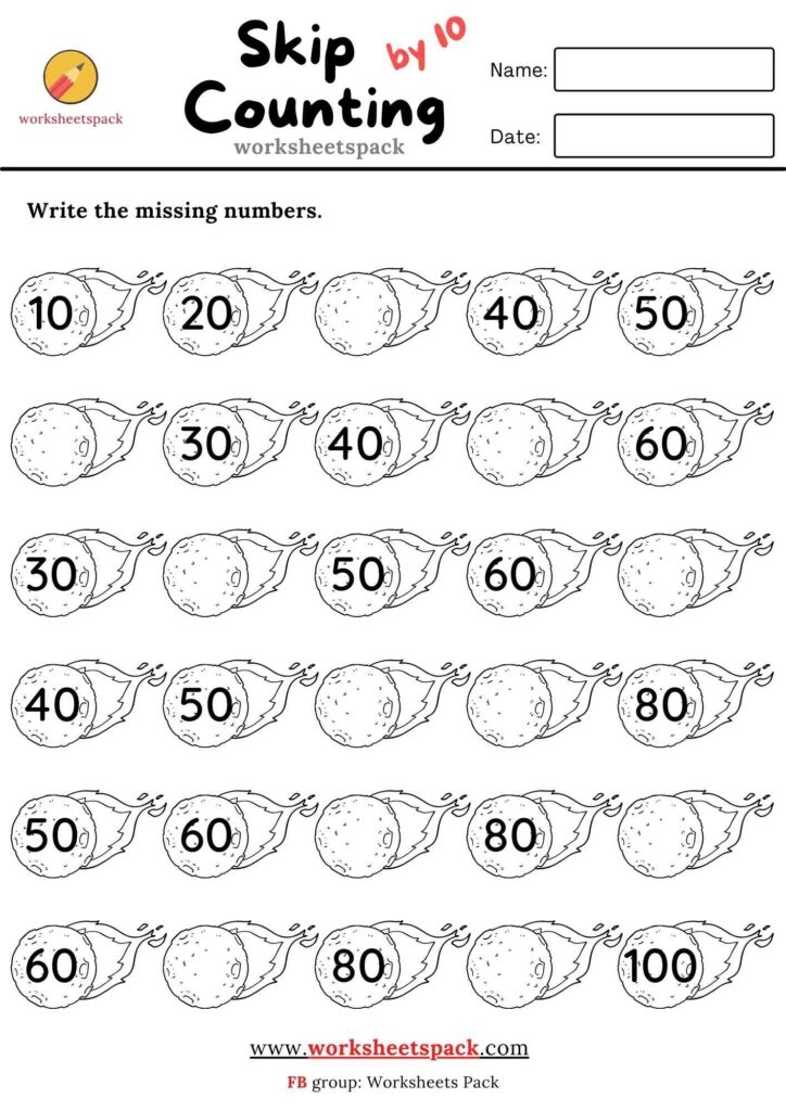making 10s worksheet