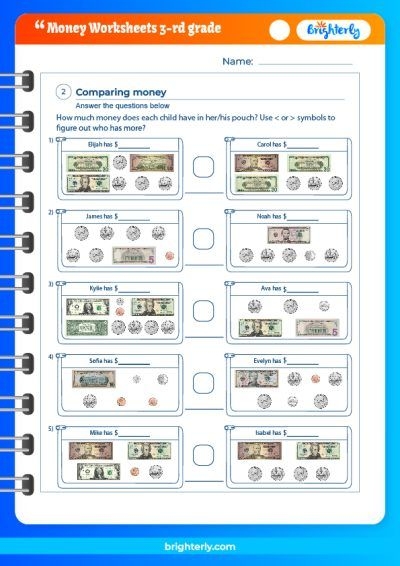 Counting Coins Worksheets K5 Learning Worksheets Library