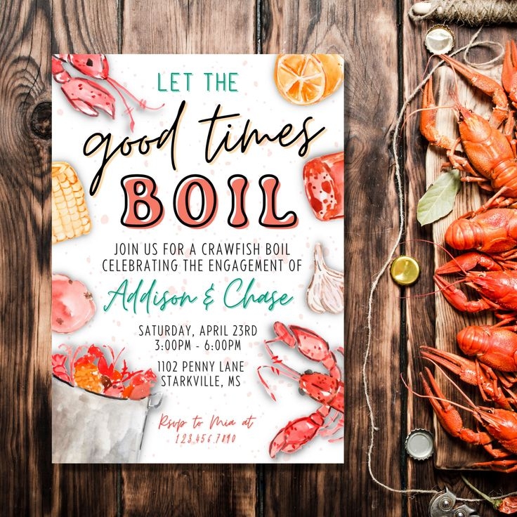 free shrimp boil invitation template