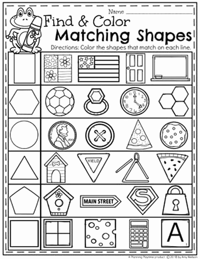 Create Your 30 Effectively Identify Shapes Worksheet Kindergarten 
