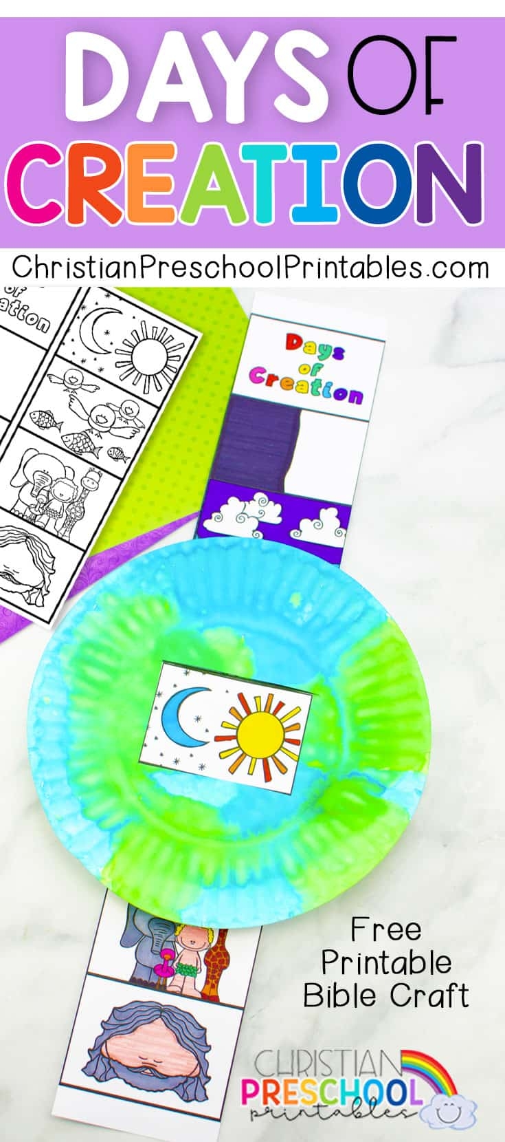 Creation Crafts For Preschoolers Christian Preschool Printables