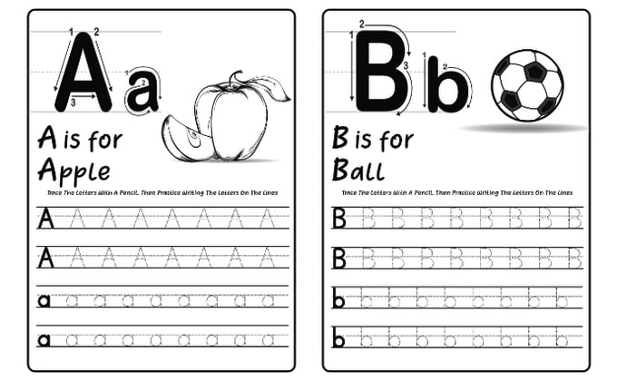 custom tracing worksheets