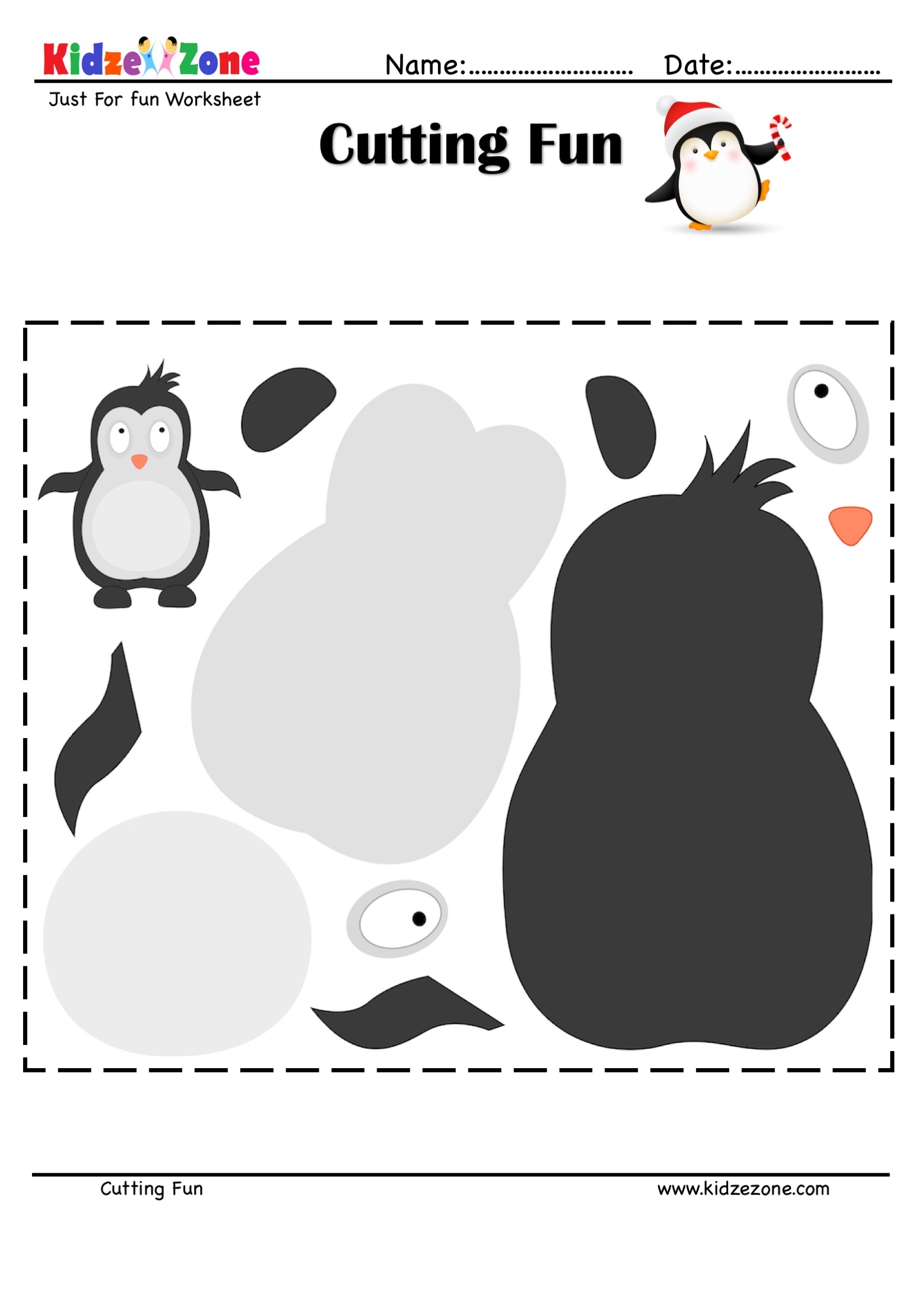 Cut And Paste For Toddlers