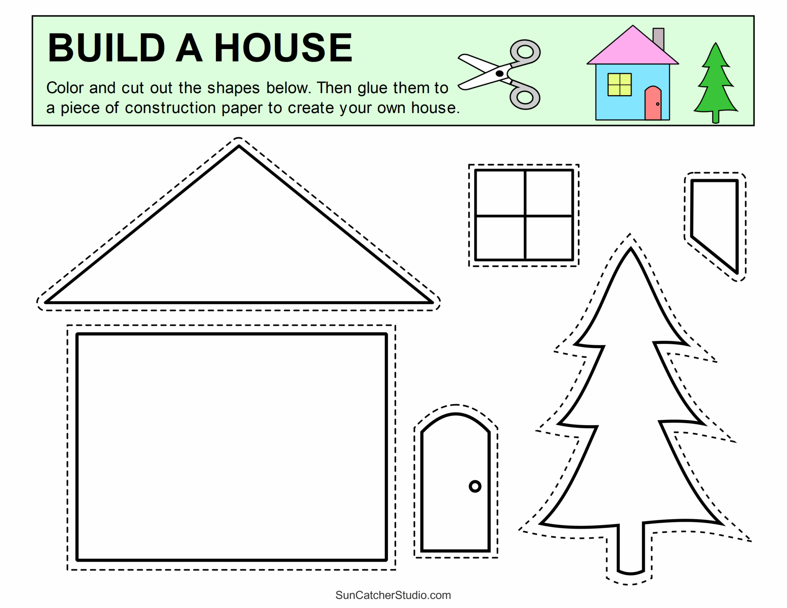 cut and paste activities for toddlers printable