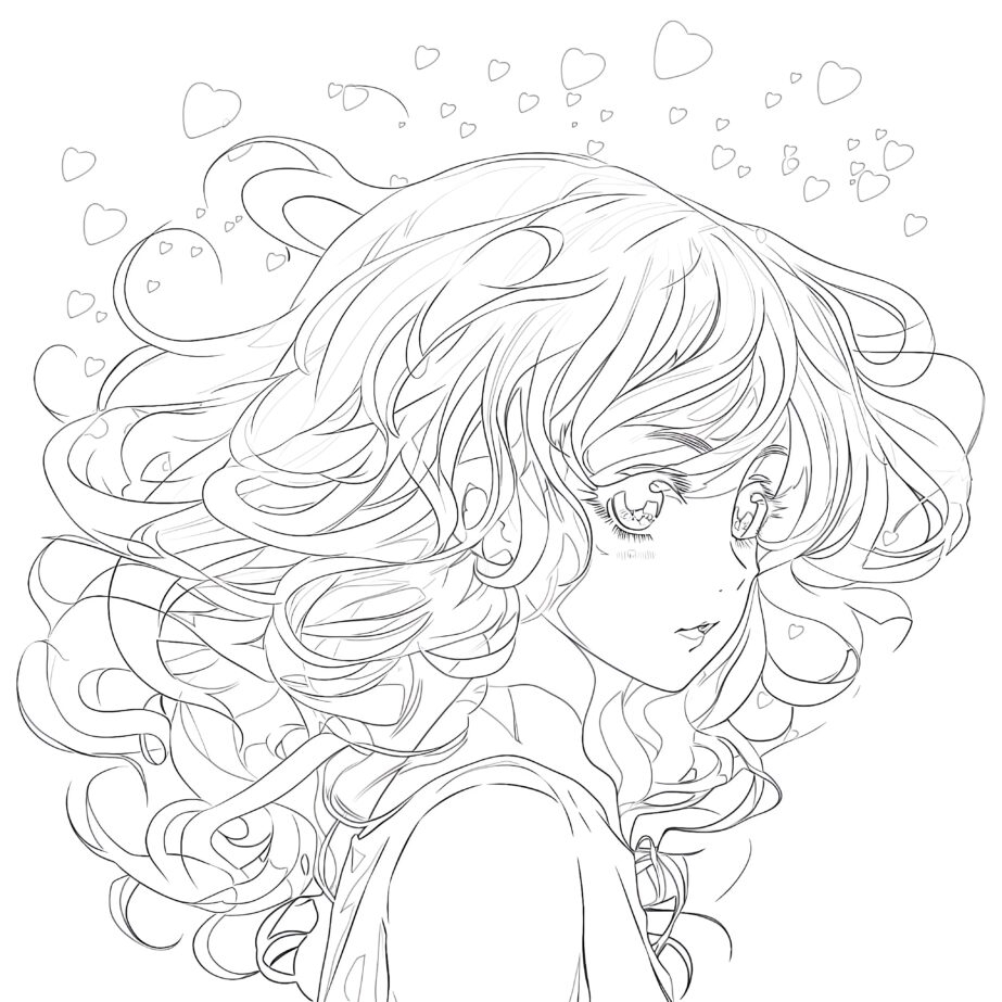 Cute Anime Color Pages Coloring Pages Mimi Panda