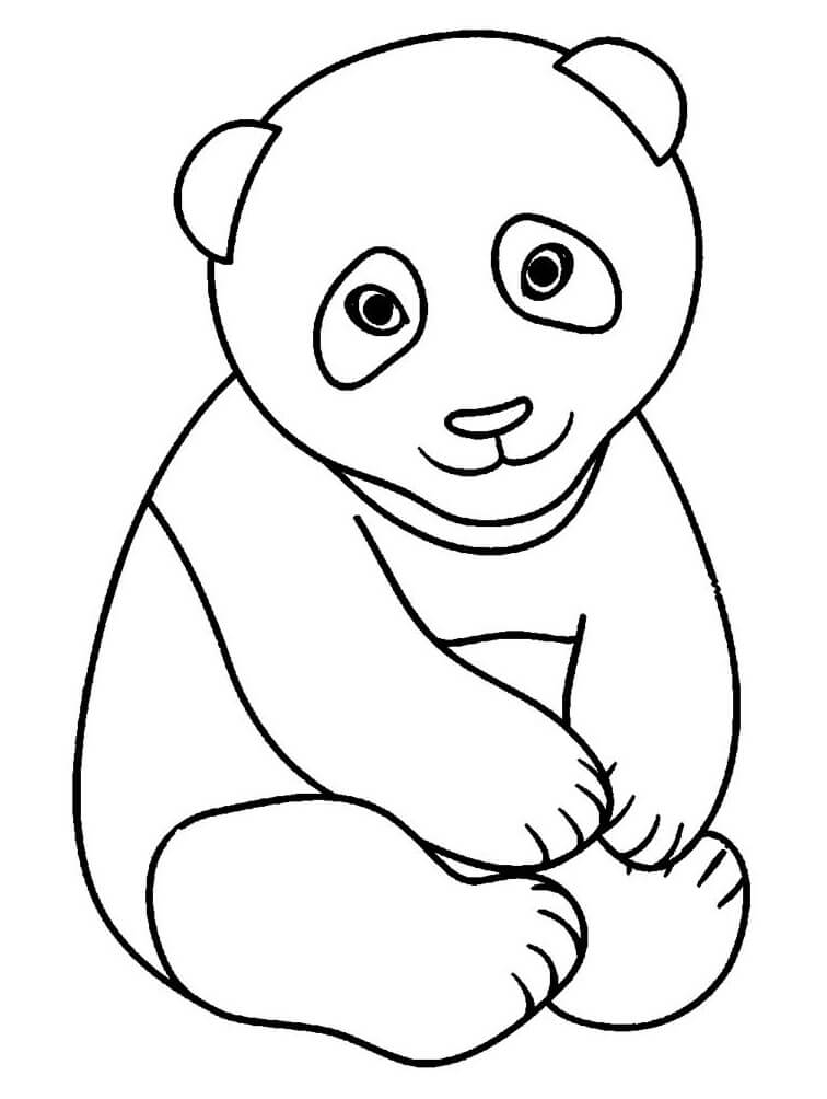 Panda Coloring Page
