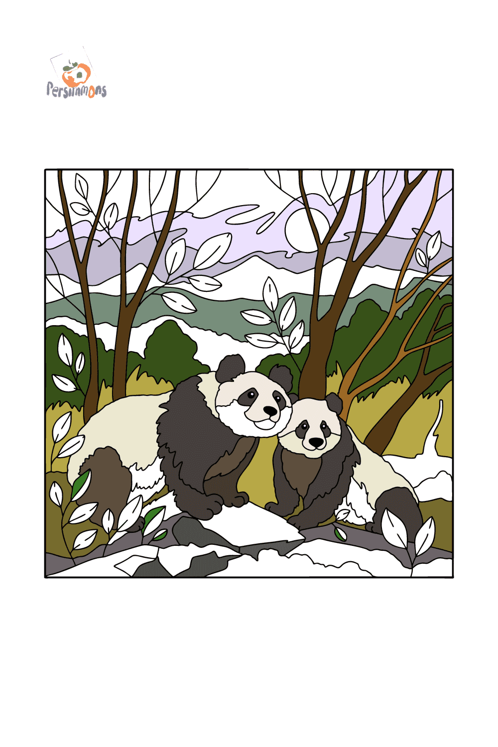 free printable coloring pages of pandas
