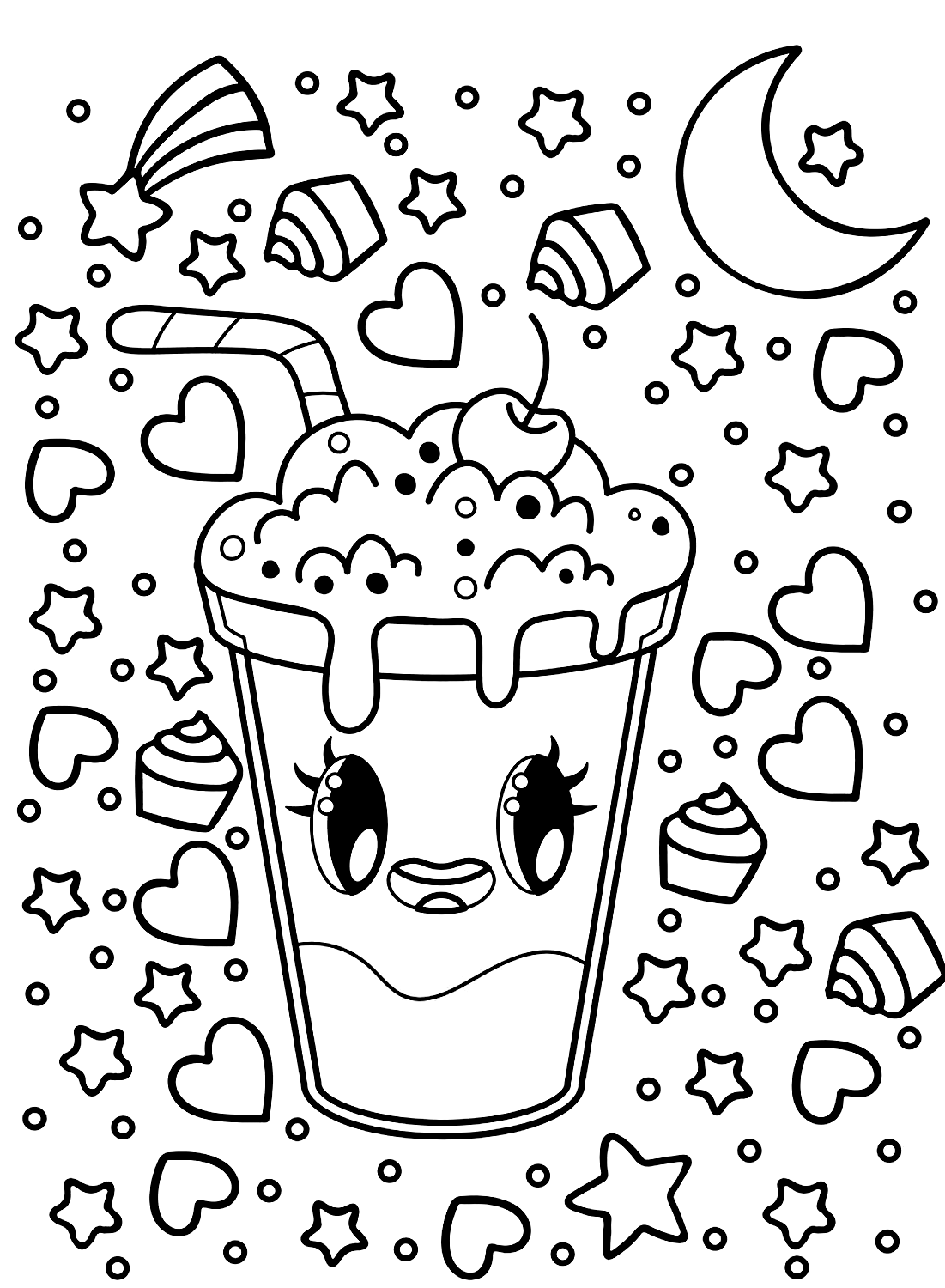 cute coloring pages for kids printable pdf