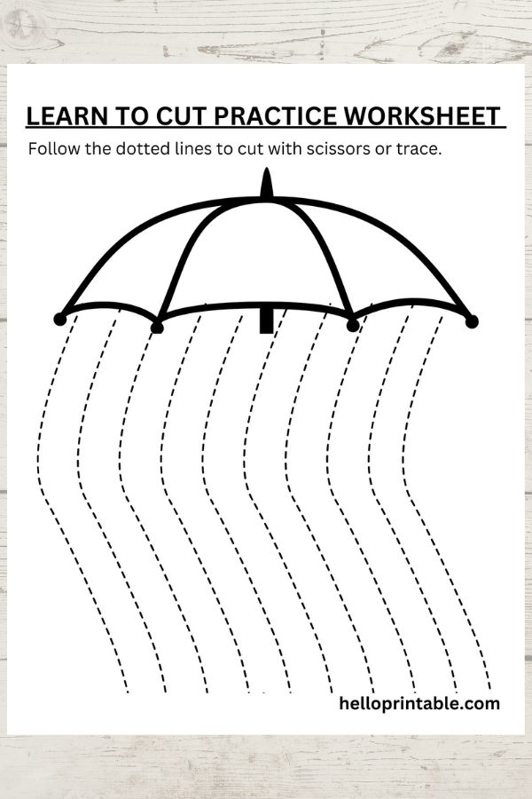 Cutting Practice Worksheets For Kids Helloprintable