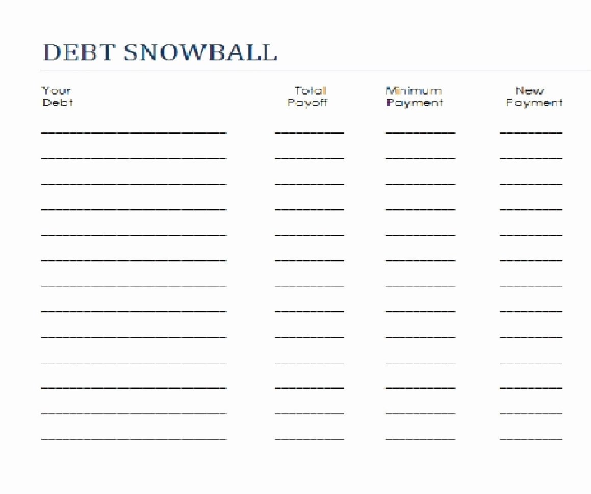 Dave Ramsey Debt Snowball Spreadsheet And Dave Ramsey Snowball Sheet 